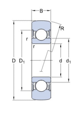 SKF 361203 R Bearing Pulley