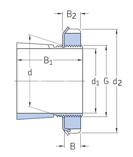 SKF H 204 Spannhülse