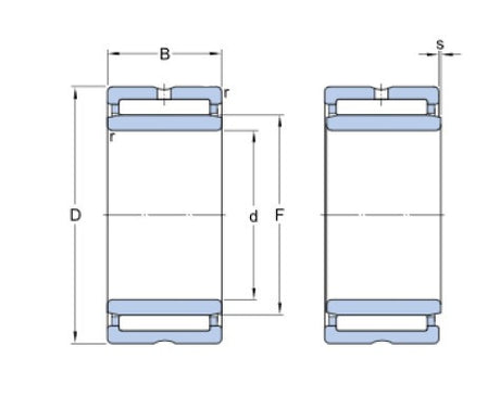 SKF NA 4824 Needle Bearing