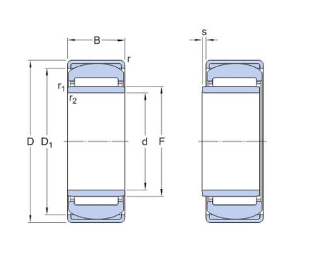 SKF PNA 35/55 Needle Roller Bearing