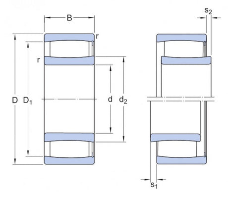 SKF C 2206 V Roller Bearing