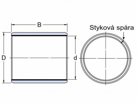 SKF PCM 202315 E Sliding Bearing, Steel-PTFE
