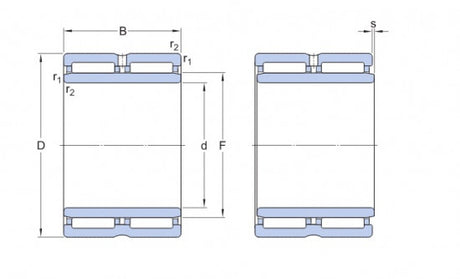 SKF NA 6907 Needle Bearing
