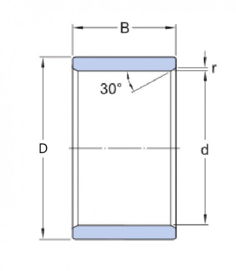 SKF LR 15X18X12.5 Lagerhülse