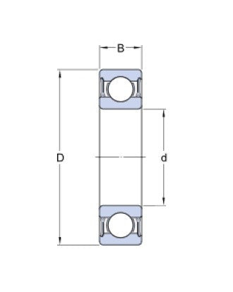 SKF 61909-2RZ Ball Bearing