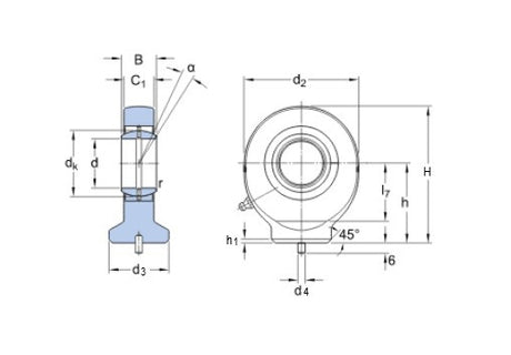 SKF SC 30 ES Gelenkkopf