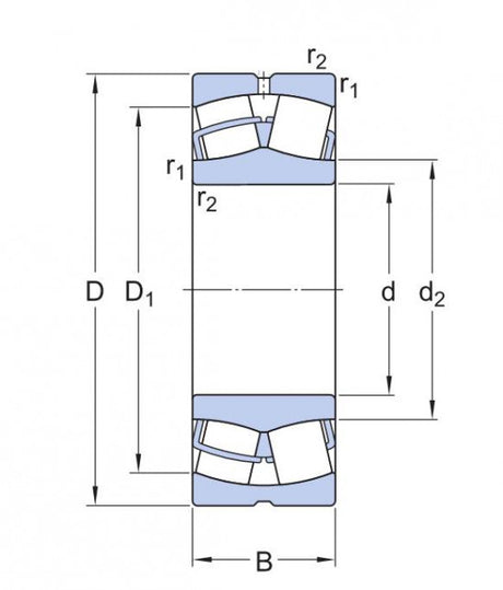 SKF 23220 CCK/C2W33 Wälzlager