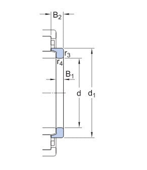 SKF HJ 314 EC/VA301 Adapter Ring