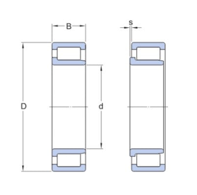 SKF NJG 2309 VH/C3VB027 Roller Bearing