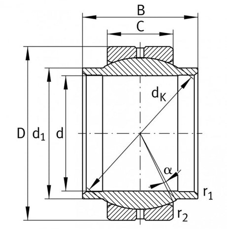 SKF GEG 12 ESA Joint Bearing Steel/Steel