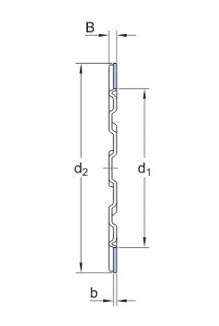 SKF ZW 65x72 Distanzunterlage