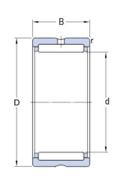 SKF NK 12/12 Needle Bearing without Inner Ring