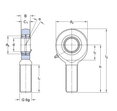 SKF SA 25 ES Gelenkkopf