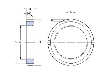 HML 43 T SKF Sicherungsmutter